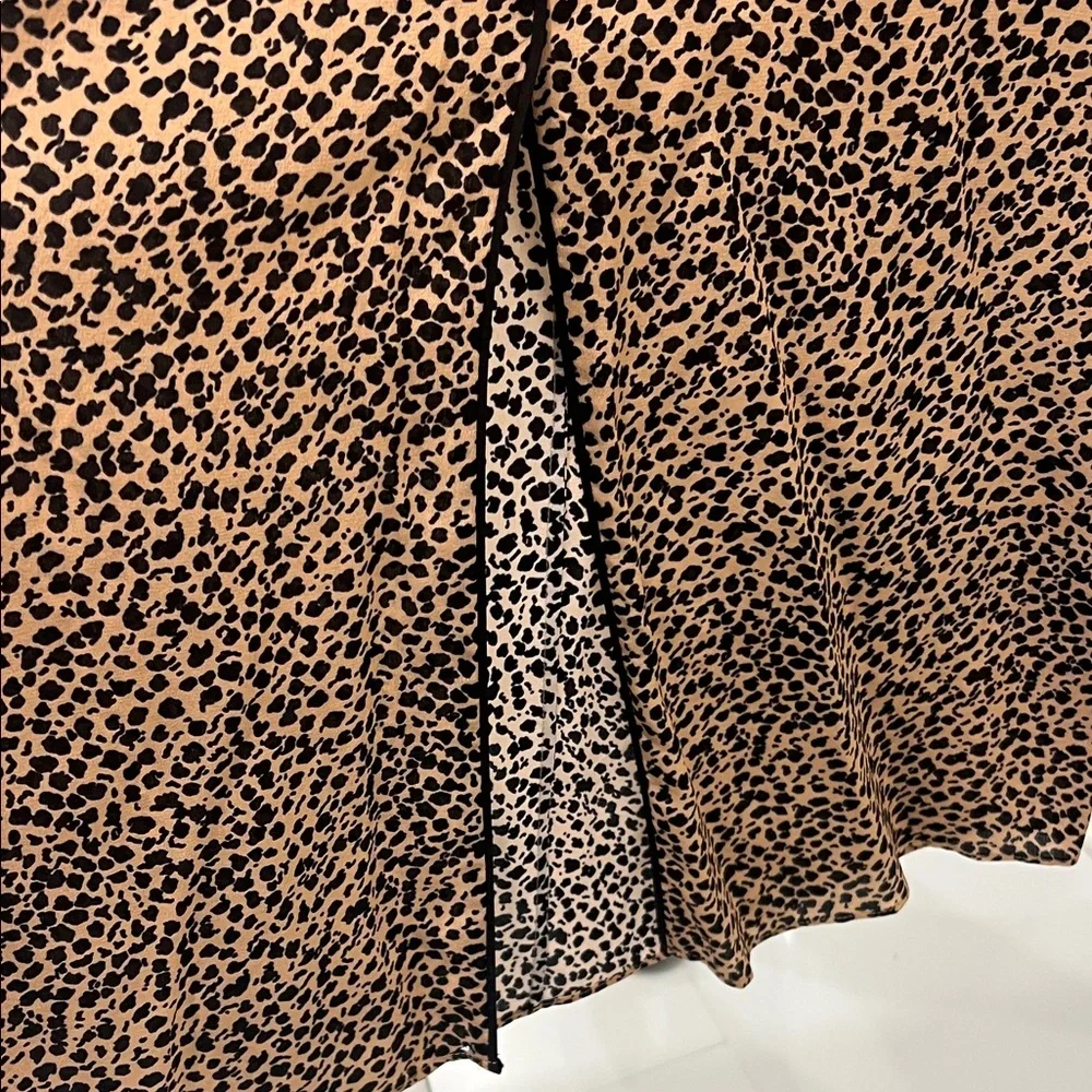 SALONI Leopard Print Dress - Black and Brown - Picture 8 of 10